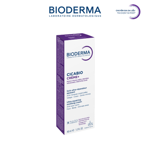 Bioderma Kem Dưỡng Ẩm Cicabio Creme 40ml (CTY)