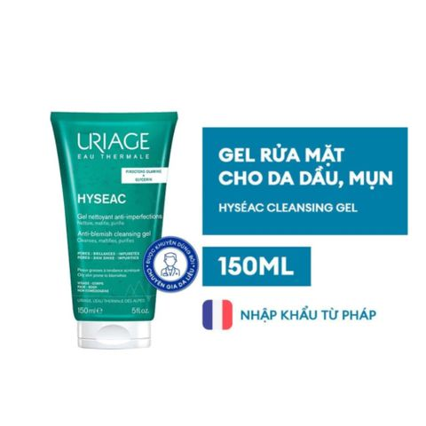 Uriage Gel Rửa Mặt Hyseac Gel Nettoyant Anti-Imperfections 150ml (CTY)