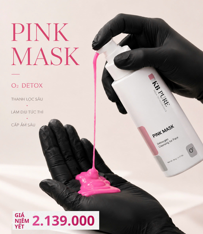 KB Pure Mặt Nạ Làm Trắng Pink Mask Detoxygen Cleansing For Face 90g (CTY)