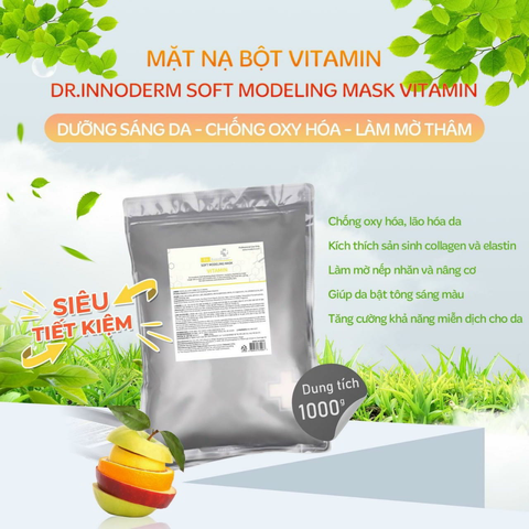 Dr. Innoderm Sample Mặt Nạ Bột Soft Modeling Mask Vitamin 1kg (CTY)