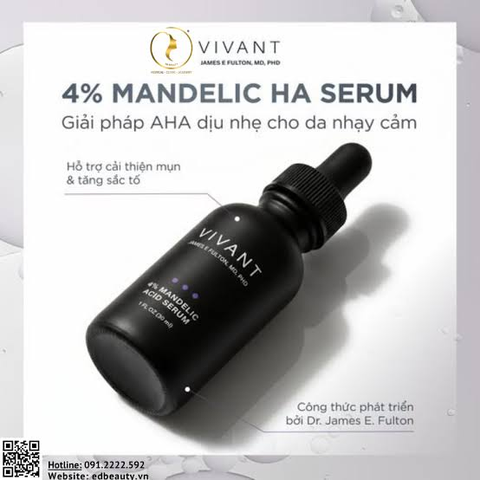 Vivant 4% Mandelic HA Serum Hỗ Trợ Tái Tạo Da 30Ml (Cty)