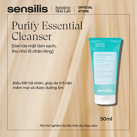 Sensilis Gel Rửa Mặt Purify Essential Cleanser 50ml (CTY)