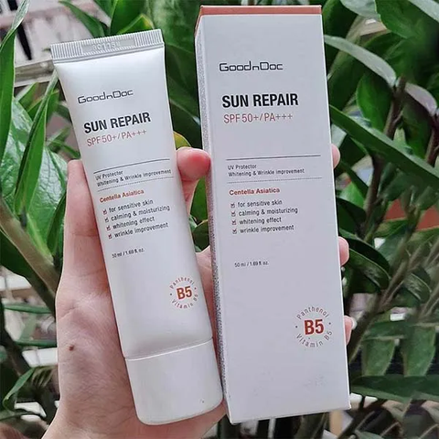 Goodndoc Kem Chống Nắng Sun Repair SPF 50+/PA+++ 50ml (CTY)