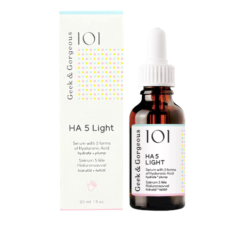 Geek & Gorgeous Tinh Chất Cấp Ẩm Đa Tầng HA 5 Light 30ml (CTY)
