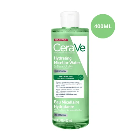 Cerave Nước Tẩy Trang Cho Mọi Loại Da Hydrating Micellar Water 400ml (CTY)