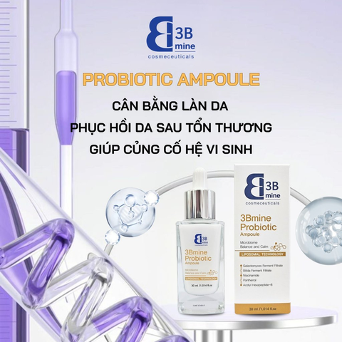 3Bmine (3B04) Tinh Chất Probiotic Ampoule - 30ml (CTY)