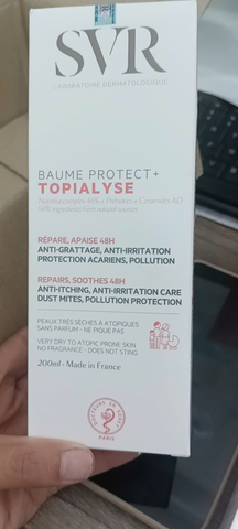 Svr Kem Dưỡng Ẩm Baume Protect+ Topialyse 200Ml (Cty)
