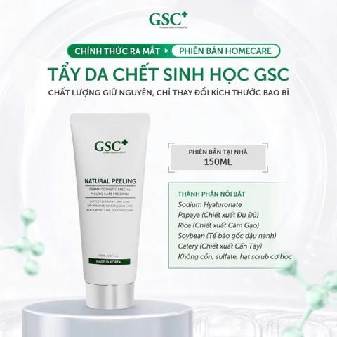GSC Natural Peeling tẩy da chết 150ml (CTY)