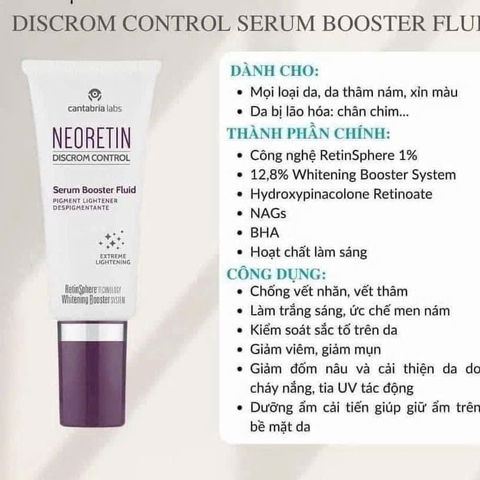 Neoretin Serum Làm Trắng Discrom Control Booster Fluid 30Ml (Cty)
