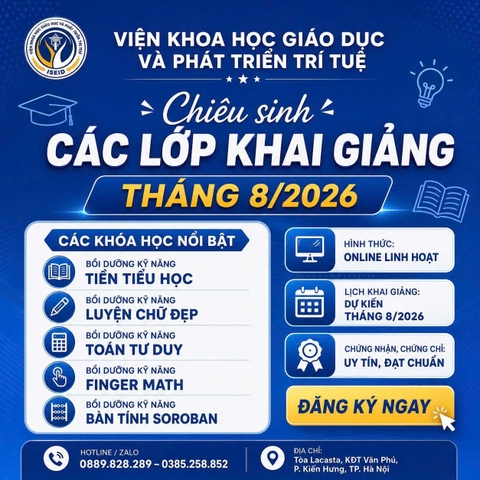 📢𝐂𝐇𝐈Ê𝐔 𝐒𝐈𝐍𝐇 𝐂Á𝐂 𝐋Ớ𝐏 𝐊𝐇𝐀𝐈 𝐆𝐈Ả𝐍𝐆 𝐓𝐇Á𝐍𝐆 𝟖 (𝐈𝐒𝐄𝐈𝐃)