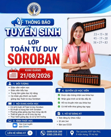 📢 𝐓𝐇Ô𝐍𝐆 𝐁Á𝐎 𝐓𝐔𝐘Ể𝐍 𝐒𝐈𝐍𝐇 𝐋Ớ𝐏 𝐓𝐎Á𝐍 𝐓Ư 𝐃𝐔𝐘 𝐒𝐎𝐑𝐎𝐁𝐀𝐍 – 𝐊𝐇𝐀𝐈 𝐆𝐈Ả𝐍𝐆 𝟐𝟏/𝟎𝟖/𝟐𝟎𝟐𝟔