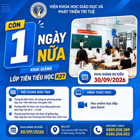 ⏰ 𝐂𝐇Ỉ 𝐂Ò𝐍 1 𝐍𝐆À𝐘 𝐍Ữ𝐀 𝐊𝐇𝐀𝐈 𝐆𝐈Ả𝐍𝐆 𝐋Ớ𝐏 𝐓𝐈Ề𝐍 𝐓𝐈Ể𝐔 𝐇Ọ𝐂 𝐊𝟐7!