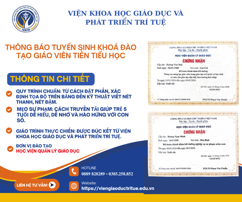 𝐊𝐡ó𝐚 đà𝐨 𝐭ạ𝐨 𝐆𝐢á𝐨 𝐯𝐢ê𝐧 𝐓𝐢ề𝐧 𝐭𝐢ể𝐮 𝐡ọ𝐜 𝐭ạ𝐢 𝐈𝐒𝐄𝐈𝐃
