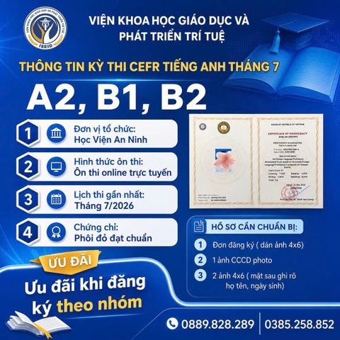 𝐓𝐇Ô𝐍𝐆 𝐁Á𝐎 𝐊Ỳ 𝐓𝐇𝐈 𝐂𝐇Ứ𝐍𝐆 𝐂𝐇Ỉ 𝐓𝐈Ế𝐍𝐆 𝐀𝐍𝐇 𝐂𝐄𝐅𝐑 𝐓𝐇Á𝐍𝐆 𝟕/𝟐𝟎𝟐𝟔 📢📢