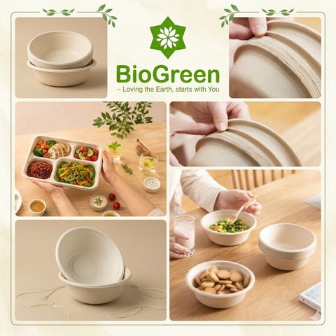 VÌ SAO NHIỀU QUÁN EAT CLEAN CHUYỂN SANG DÙNG BAO BÌ BÃ MÍA