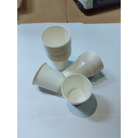 30 ly giấy trắng 230gsm cao cấp 3oz - 90ml ly cốc giấy văn phòng chịu nhiệt dùng 1 lần