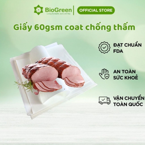 Set 100 tờ giấy 60gsm coat chống thấm nhiều kích thước 30*28, 31*40 dùng để gói thức ăn qua đêm