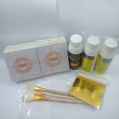 Combo 1000 A gold + 100ml keo pu+ 170ml phủ 24k+3 thỏ S1.5.7
