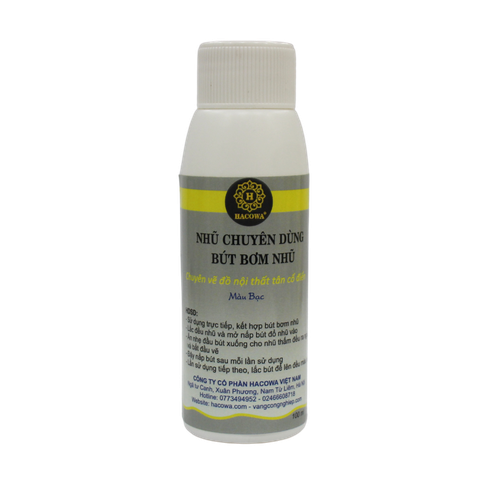 Nhũ bút bơm màu Bạc- Siver 100ml