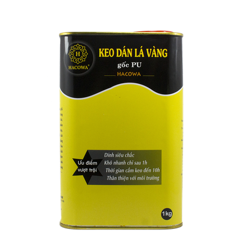 Keo dát vàng Hacowa gốc PU (1kg) + kèm tinh màu pha keo