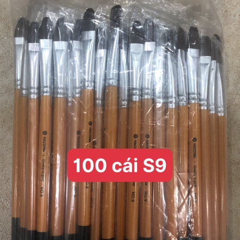 100 cái bút cán vàng đầu bằng S9