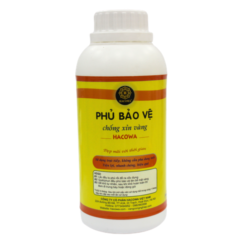 500ml phủ bảo vệ chống xỉn vàng
