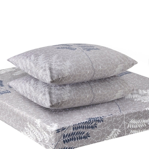 Bộ Ga Chun 2 Vỏ Gối Họa Tiết In Hoa Elmich Dr.Sleep