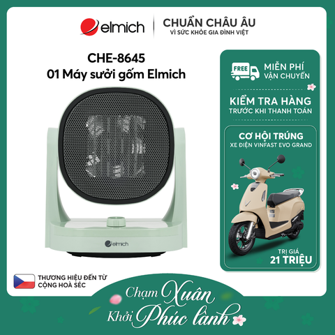 Máy sưởi gốm Elmich CHE-8645