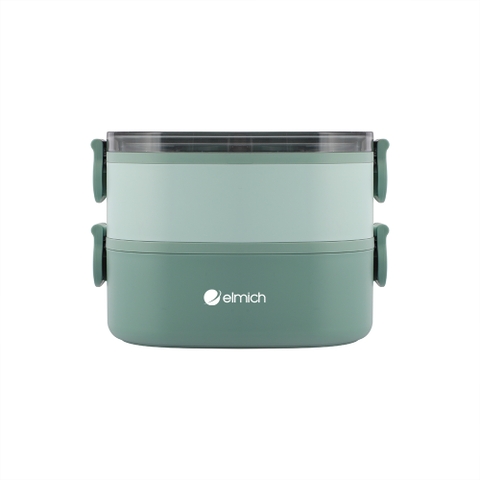 Hộp cơm 2 tầng inox 304 Elmich EL1398 dung tích 1.3L