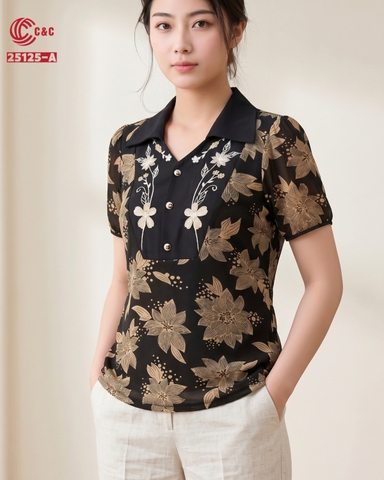 25125 - ELEGANT LOTUS FLOWER PATTERNS