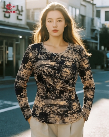 26048 - Alluring Long Sleeve Tops