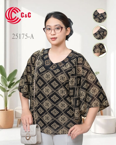 25175 - Luxurious and Distinctive Maya Pattern Dolman Sleeves