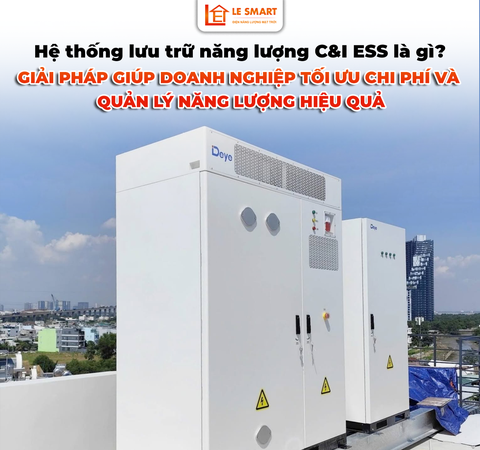 Điện mặt trời doanh nghiệp – Hệ thống lưu trữ năng lượng C&I ESS