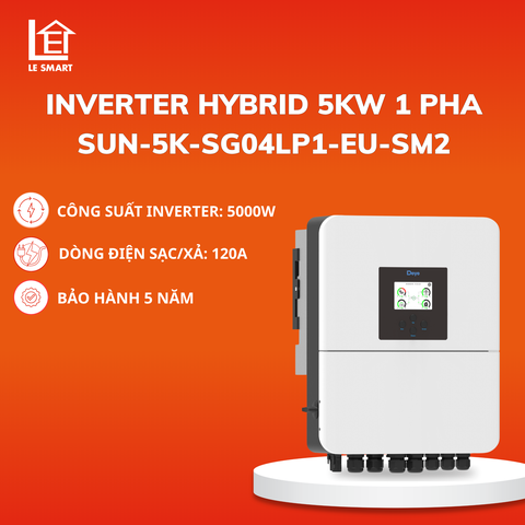 Inverter Hybrid 5kw 1 Pha SUN-5K-SG04LP1-EU-SM2