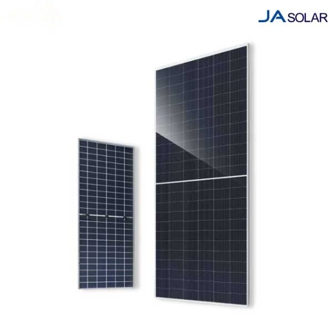 Tấm PIN Năng Lượng Mặt Trời JA Solar 615W – 2 Mặt Kính