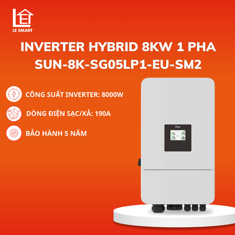 Inverter Hybrid 8kw 1 Pha SUN-8K-SG05LP1-EU-SM2-P