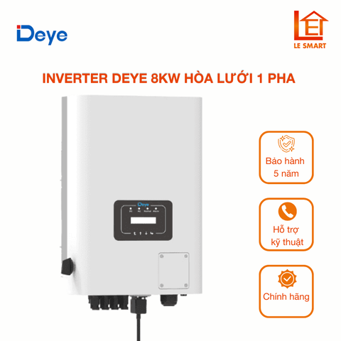 Biến tần DEYE 8kW hòa lưới | Inverter DEYE 8kW