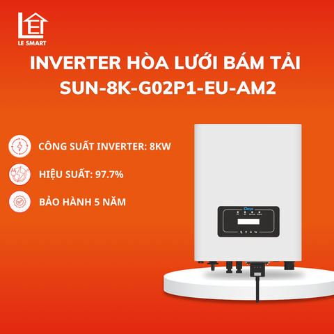 Inverter Hòa Lưới Bám Tải Deye 8kW SUN-8K-G02P1-EU-AM2