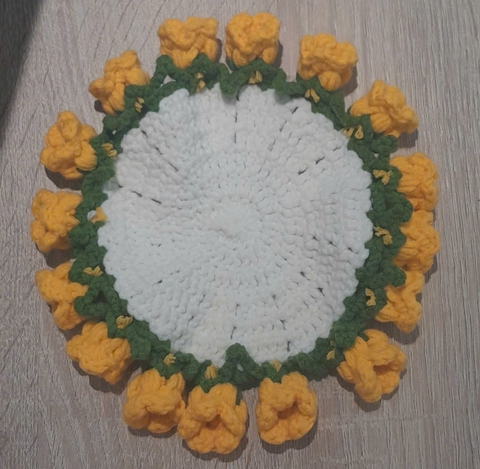 LÓT LY HOA CHUÔNG - VÀNG | HANDMADE