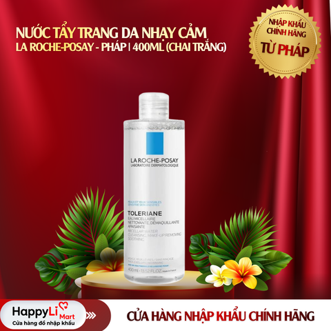 NƯỚC TẨY TRANG DA NHẠY CẢM | LA ROCHE-POSAY - PHÁP | 400ML (CHAI TRẮNG)