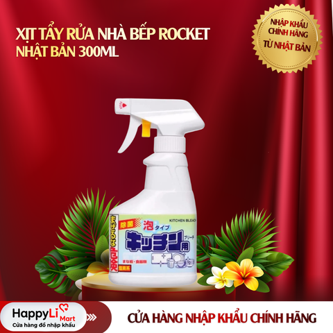 Xịt tẩy rửa nhà bếp Rocket - Nhật Bản 300ml