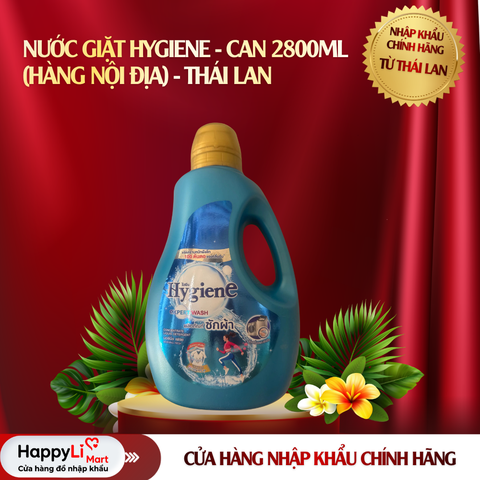 Nước Giặt Hygiene (Hàng Nội Địa) - Thái Lan Can 2800ml