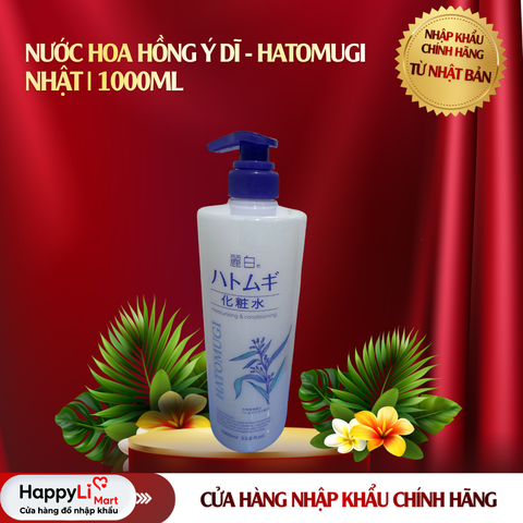 Nước Hoa Hồng Ý Dĩ | Hatomugi - Nhật | 1000ml