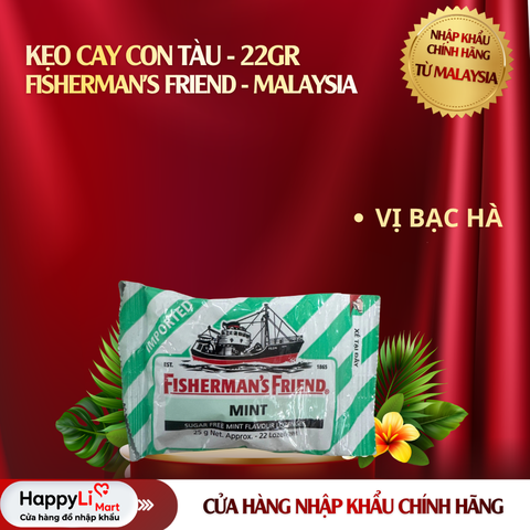 Kẹo Cay Con Tàu | Fisherman's Friend - Malaysia | 22gr