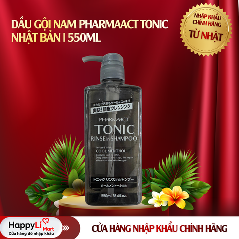 Dầu Gội Nam Pharmaact Tonic | Nhật Bản | 550ml