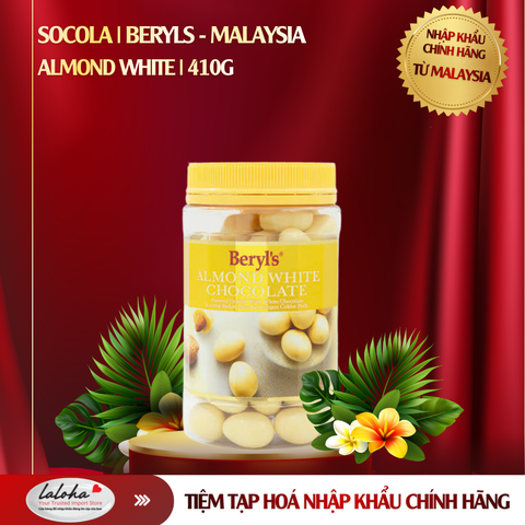 SOCOLA | BERYLS - MALAYSIA | ALMOND WHITE | 410G