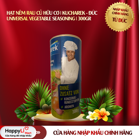 HẠT NÊM RAU CỦ HỮU CƠ | KUCHAREK - ĐỨC | UNIVERSAL VEGETABLE SEASONING | 300GR