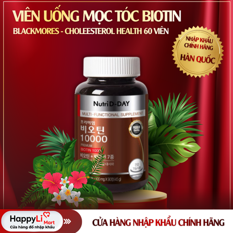 VIÊN UỐNG BIOTIN | NUTRI D DAY - HÀN QUỐC | 1000MG