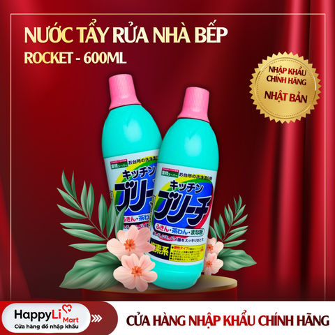 NƯỚC TẨY RỬA NHÀ BẾP | ROCKET -NHẬT BẢN | 600ML (NẮP HỒNG)