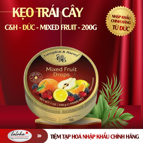 KẸO TRÁI CÂY | C&H - ĐỨC | MIXED FRUIT | 200G